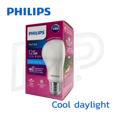 หลอด LED 12W E27 6500K Daylight "Philips"