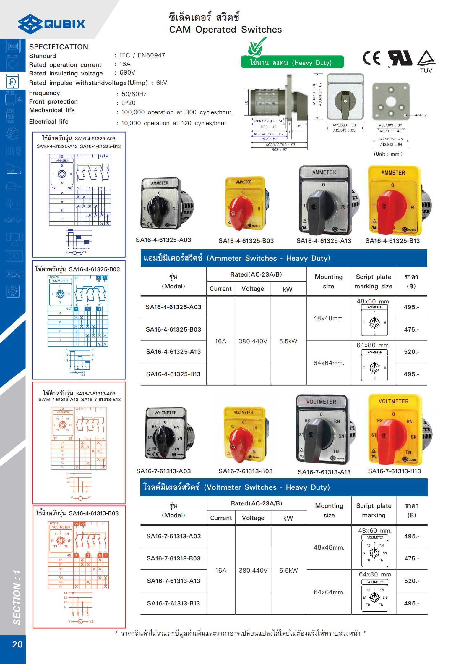 ซีเล็คเตอร์สวิตช์-SELECTOR-SWITCH-QUBIX